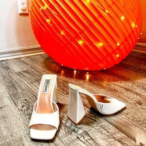 Vintage Y2k Steve Madden Mule Women Square toe Shoe Size 6